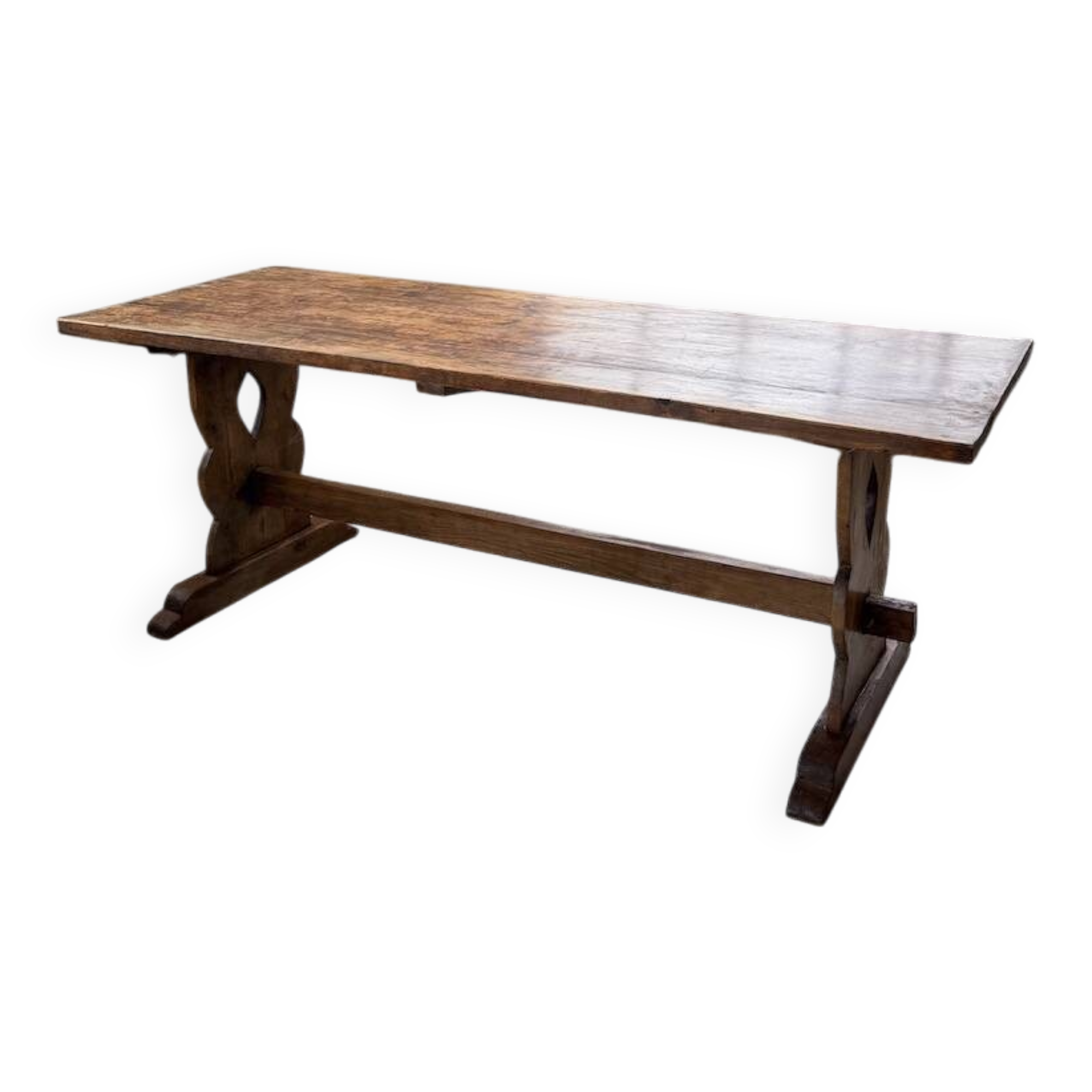 Monastery-style farmhouse table, pine, 210cm