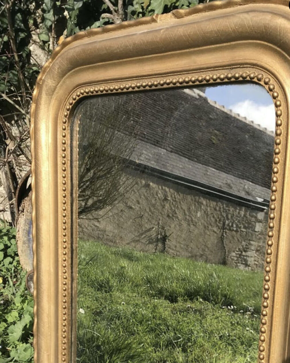 Golden old mirror 63x49