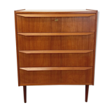 Scandinavian teak chest of drawers from the 60s