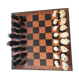 Reynard the Fox Leather Chessboard