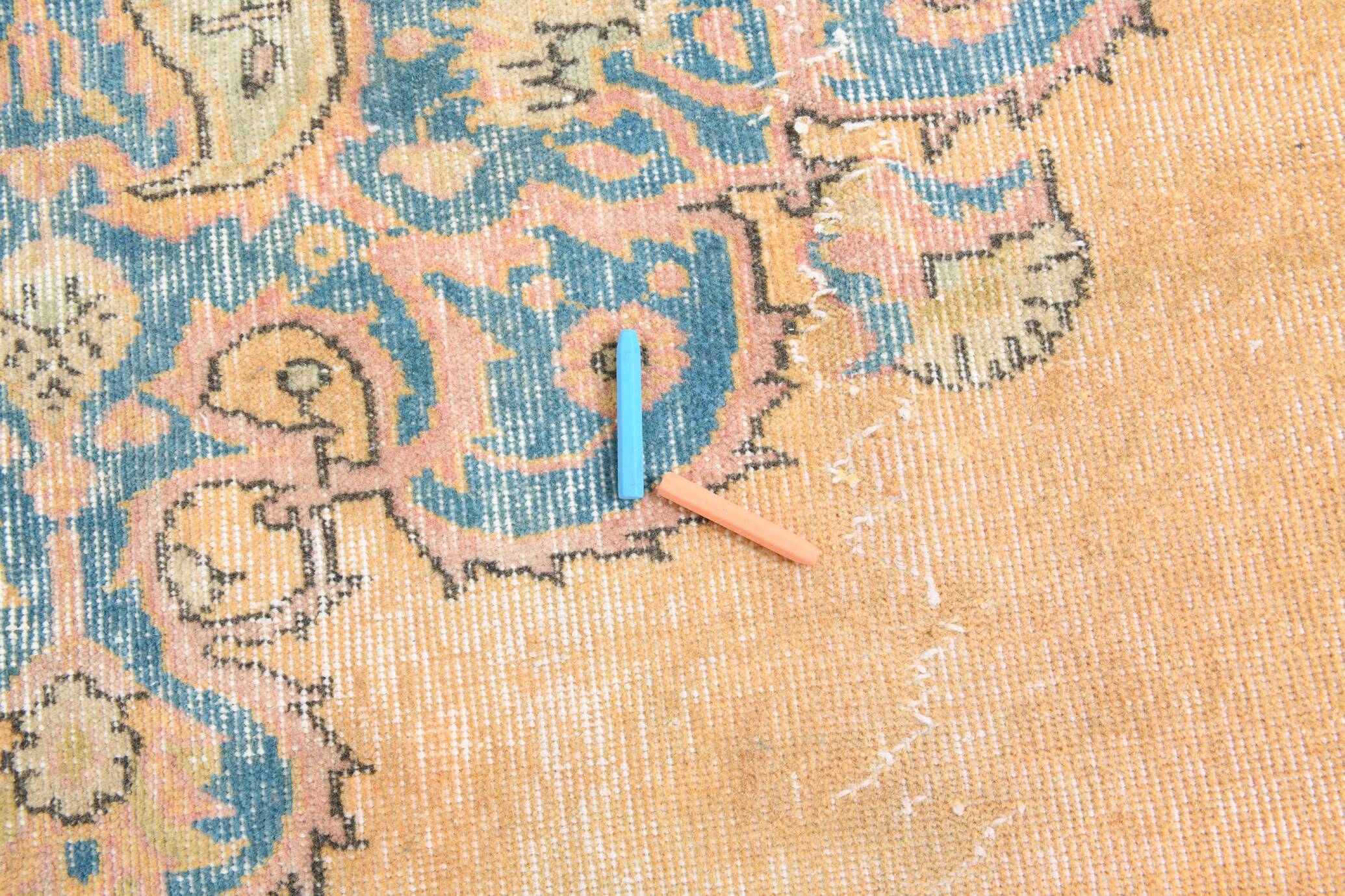 7x11 Classic Blue Persian Rug,222x330Cm