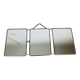 Miroir triptyque de barbier verre biseauté, vintage
