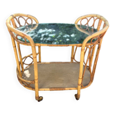 Rattan trolley