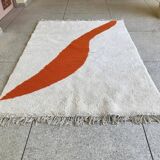 Traditional handmade Berber carpet 250cmx150cm