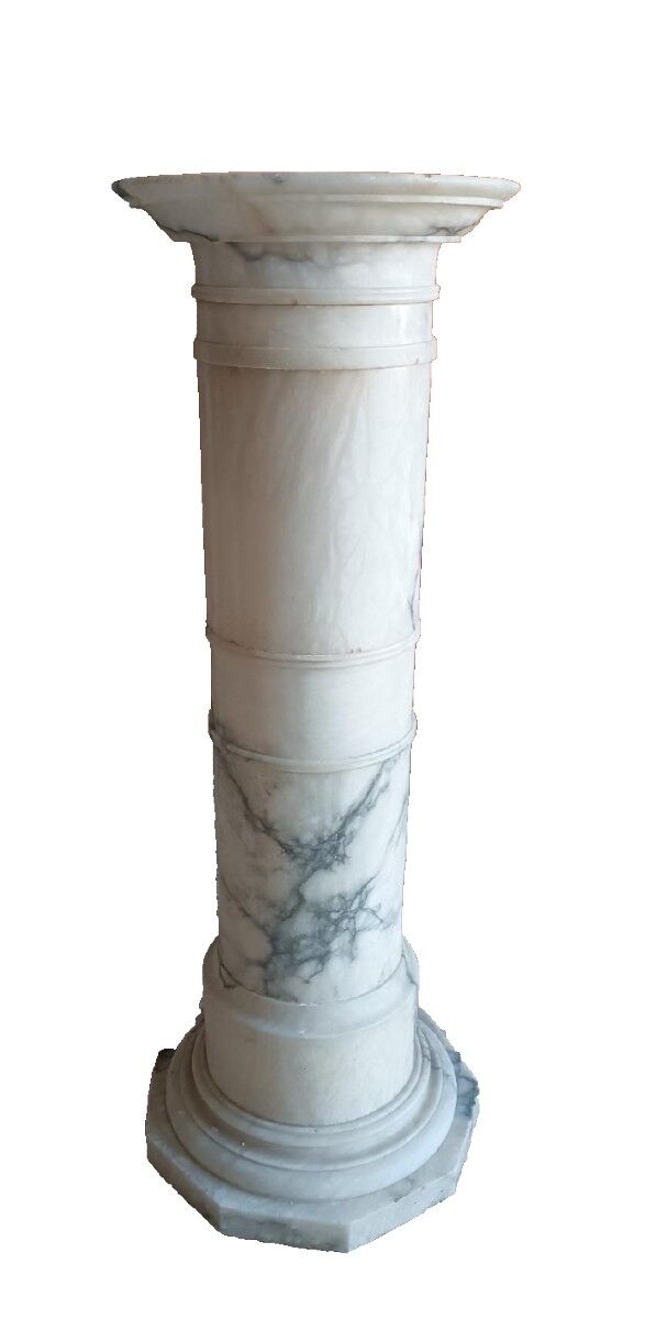 Alabaster column from the late 19th century.
