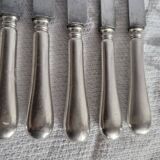 12 antique knives - Silversmith A Frenais Paris - 6 large & 6 small