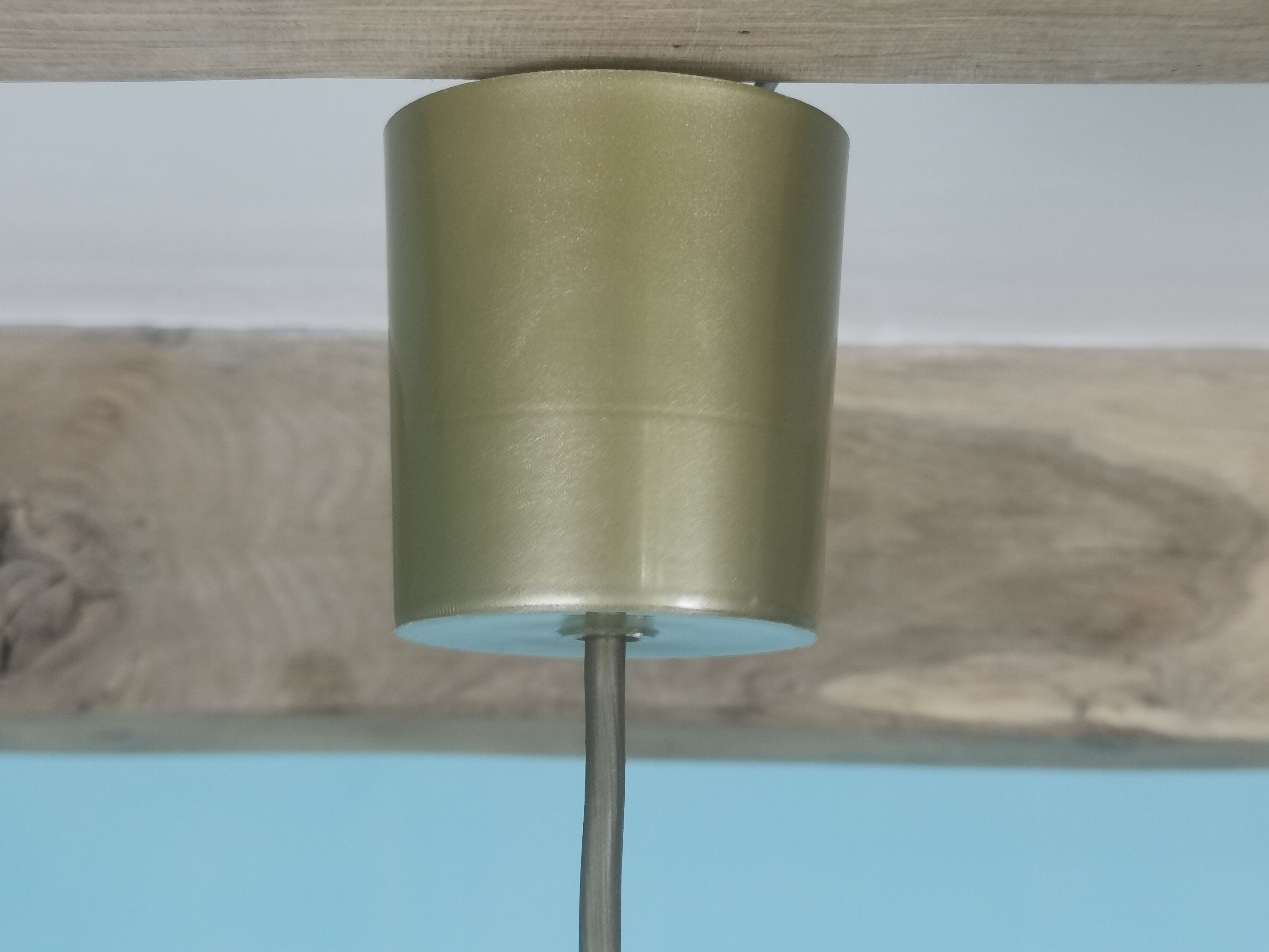 Suspension "fleur" rotin