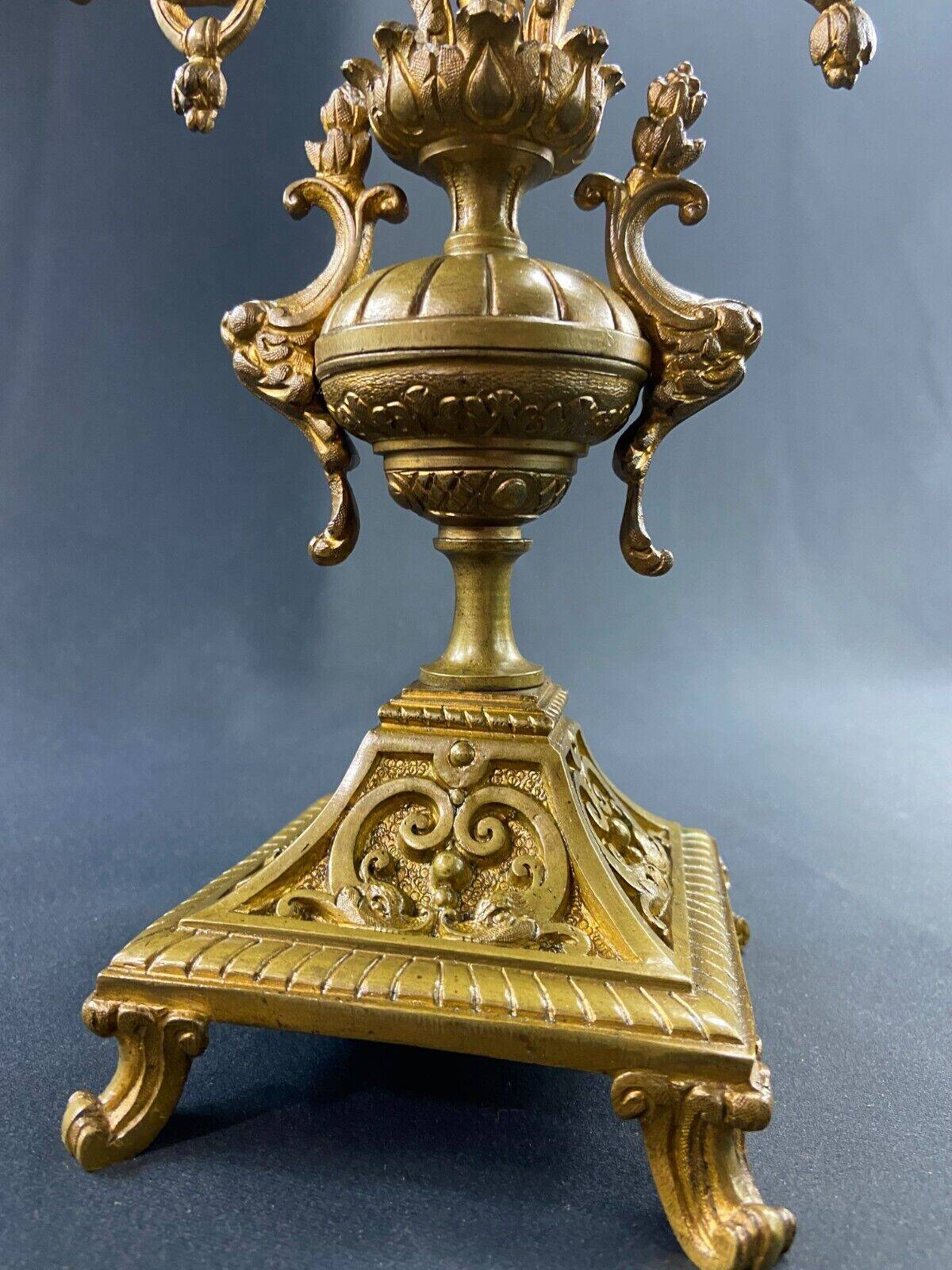 19th century bronze candlestick in Louis XIV style