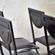 Sinus chairs by KFF from the 80s Bauhaus design