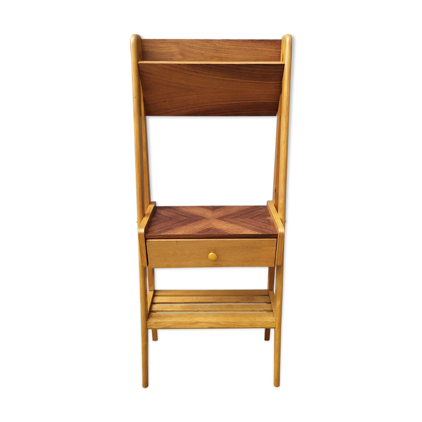 Oak compass foot shelf 1950