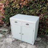 Vintage smoked green buffet