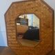 Rattan mirror