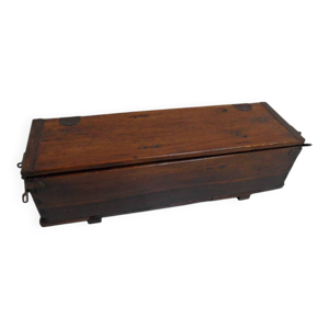 coffre militaire en bois