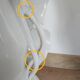 Pair of large vases of brides / cone vases 45 cm high