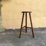 High tripod stool.