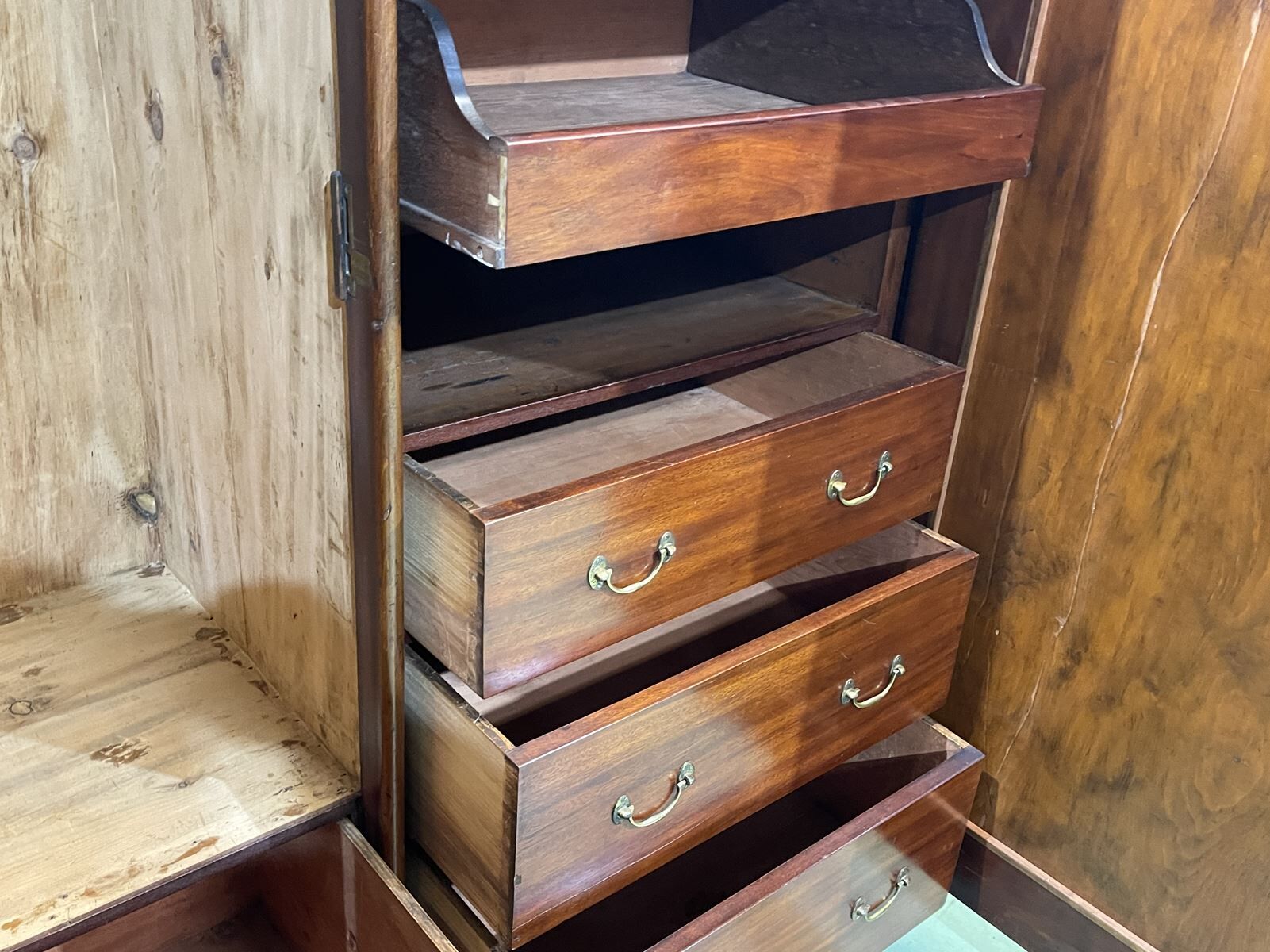 Dressing Victorian XIXth mahogany