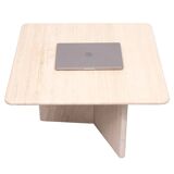 small Travertine Coffee table Italy 1970s