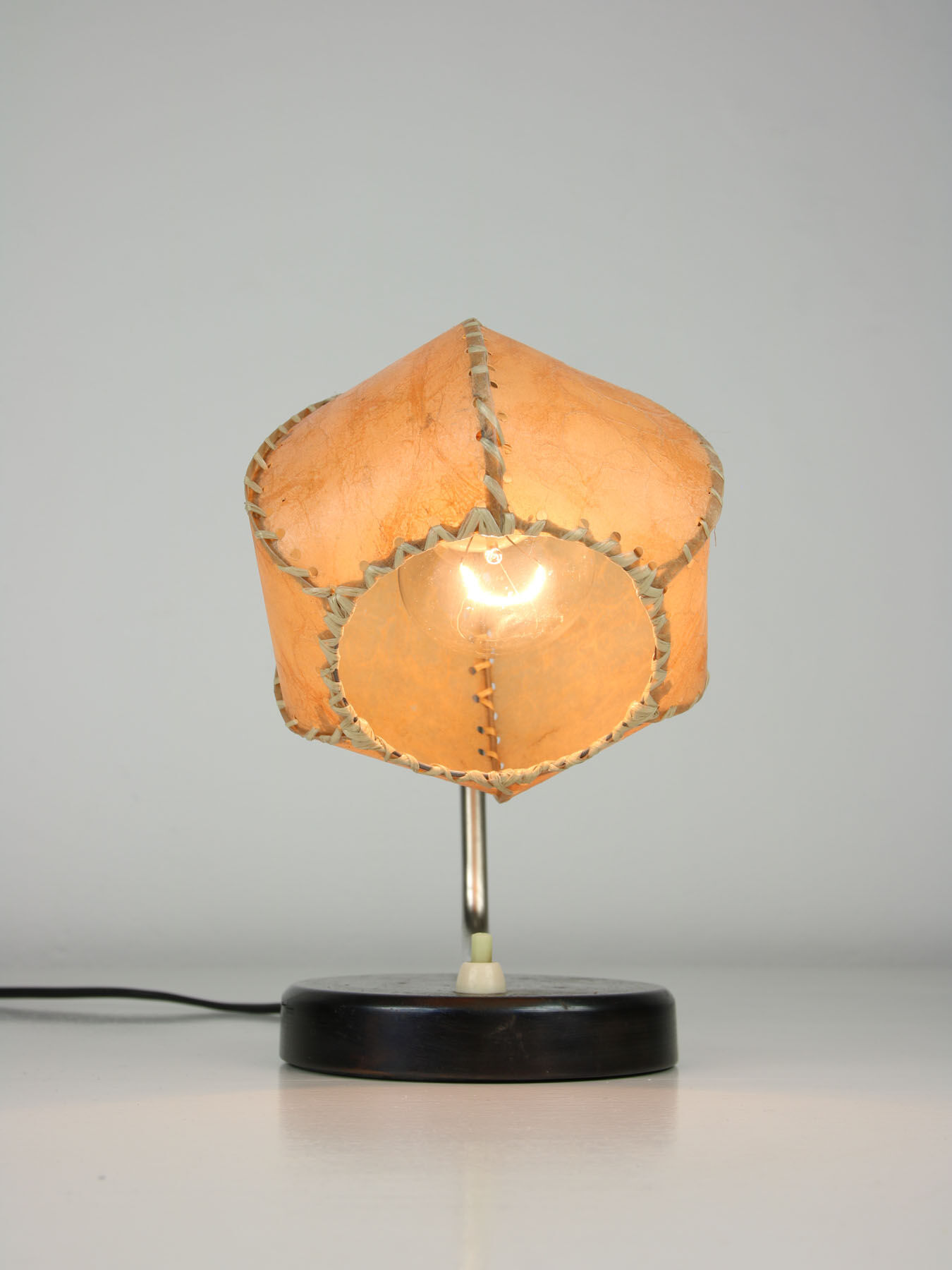 Vintage parchement table lamp