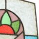 Art Deco Stained Glass Window Stained Glass Decorative Flower Suncatcher 47cm