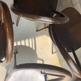 Suite of 4 quaker chairs by Ercol