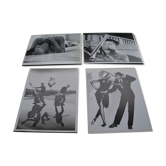 Lot de 4 photos des années 1960, 1970, 1980 des éditions tushita des artistes (Armstrong Roberts, Cyril Bernard, Housk Randall)
