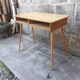 Bureau pieds compas vintage