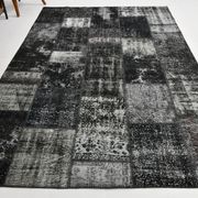 Tapis oriental blanc & noir 311x213