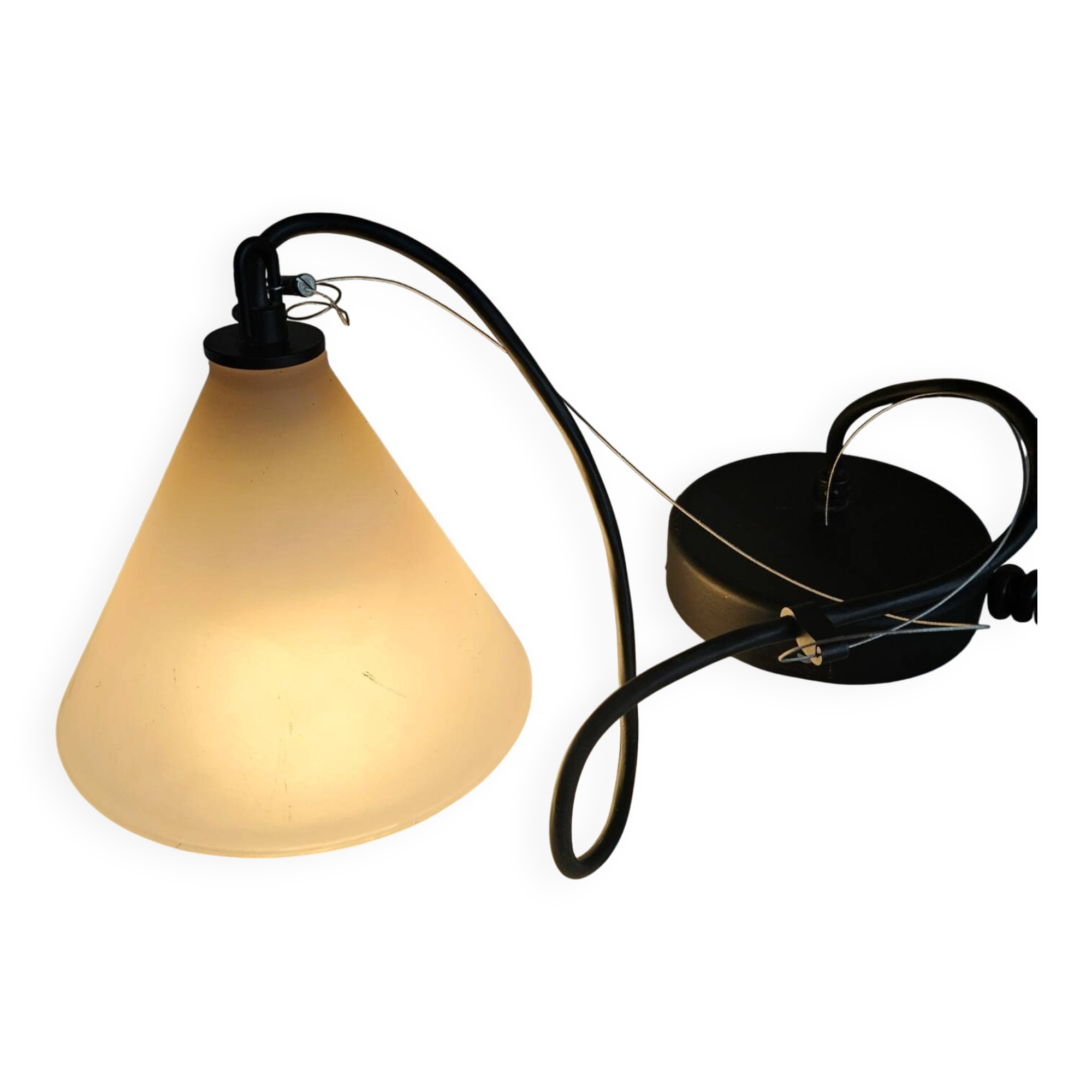 Original Prandina Pendant Light – Italian Glass Design – Minimalist