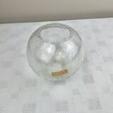 Small vintage glass ball vase Glashütte Rheinpfalz