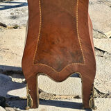 Pair of sleeves or columns in marquetry in the Louis XV style.