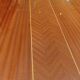 Mid-century vintage coffee table with tapered legs.