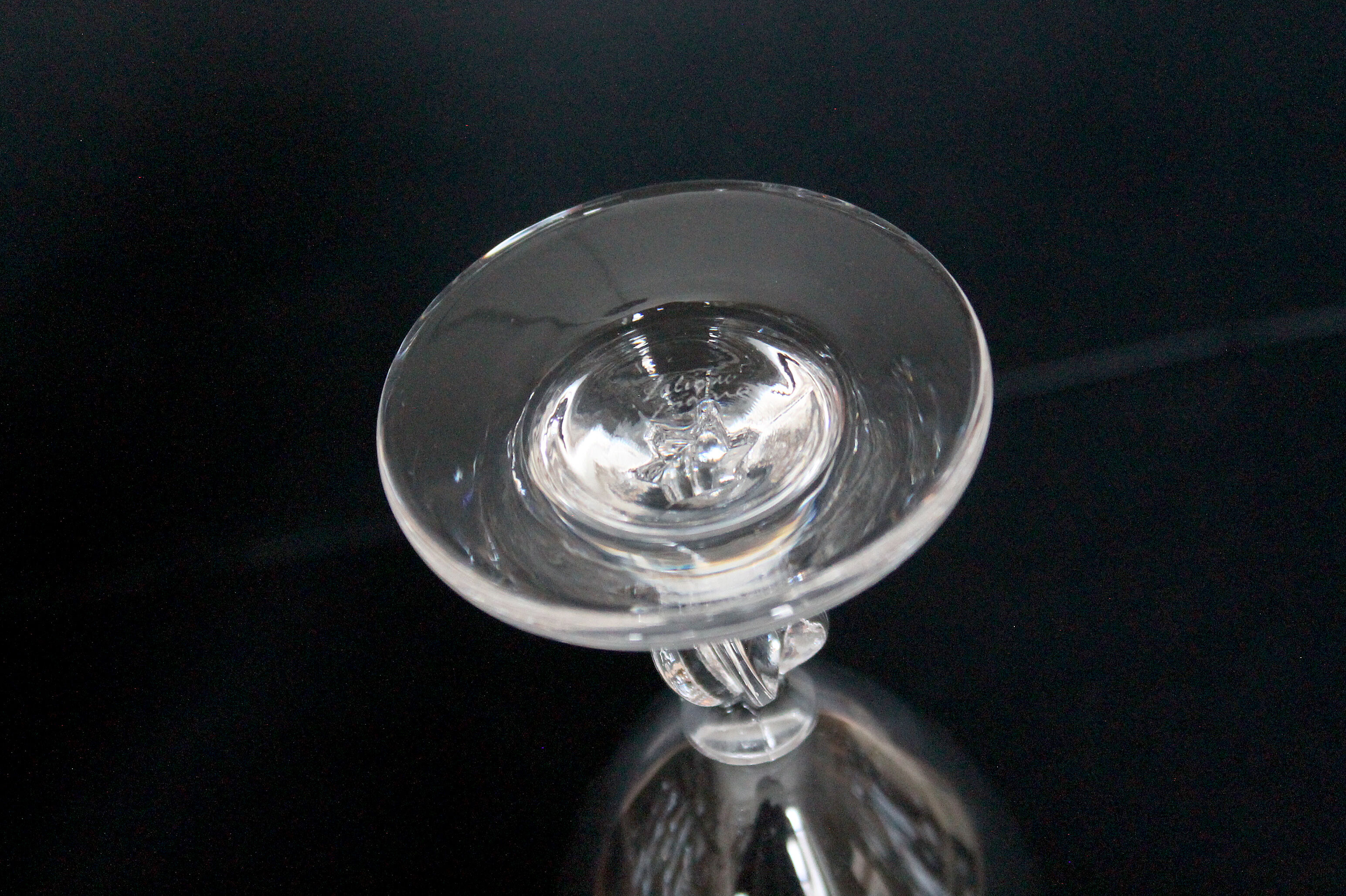 Set of 5 glasses Lalique model Fréjus
