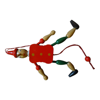 Pinocchio articulated wooden toy