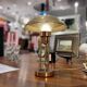 "Mushroom" table lamp, gilt brass, Claude-Paz Et Silva, Art Deco, 1930s – France