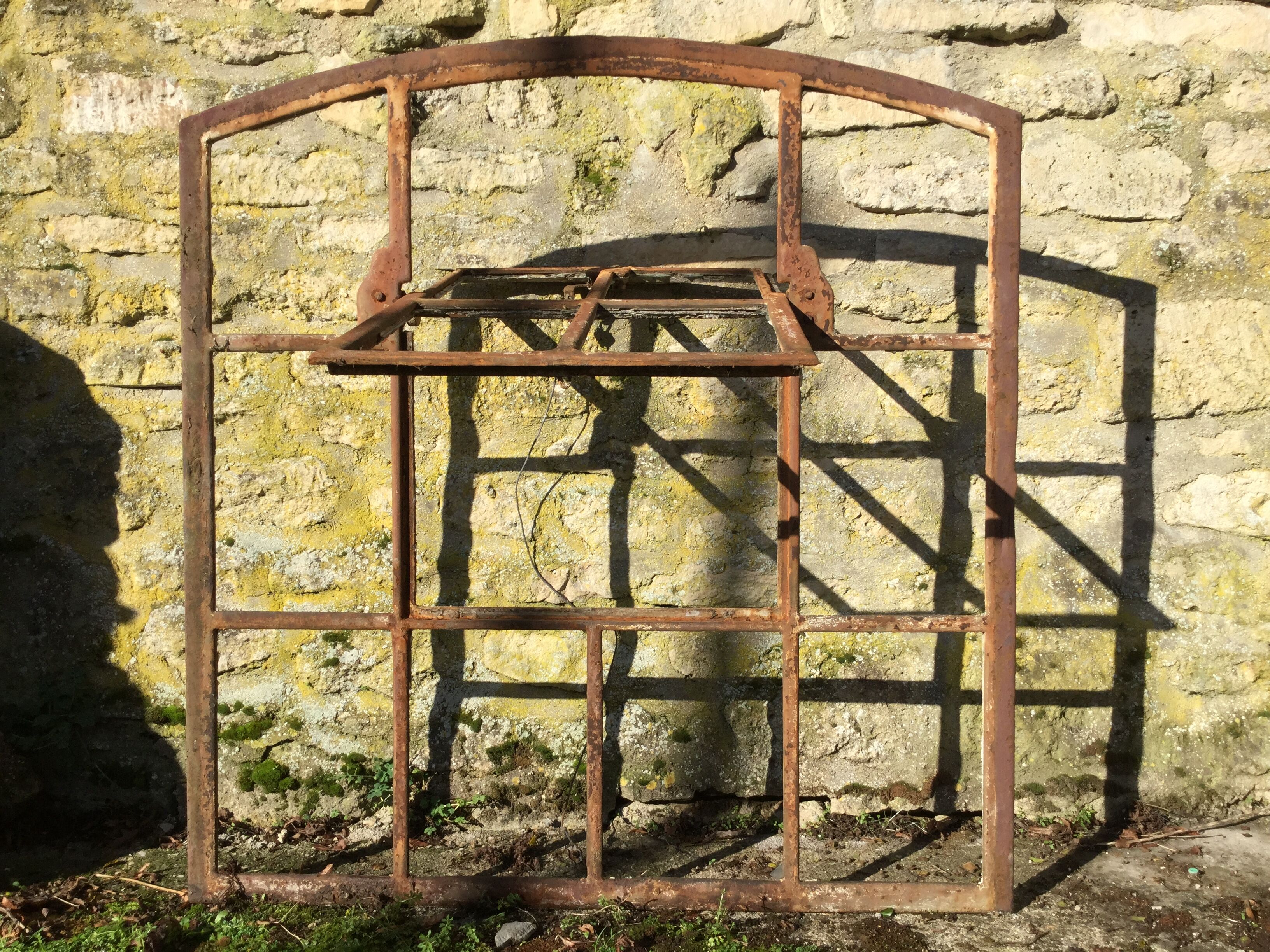 Former cast iron factory window