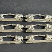 6 porte-couteaux zoomorphes - Orfèvrerie REX