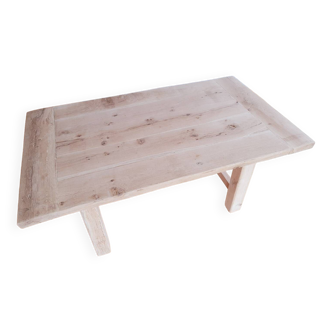 Solid oak farm table