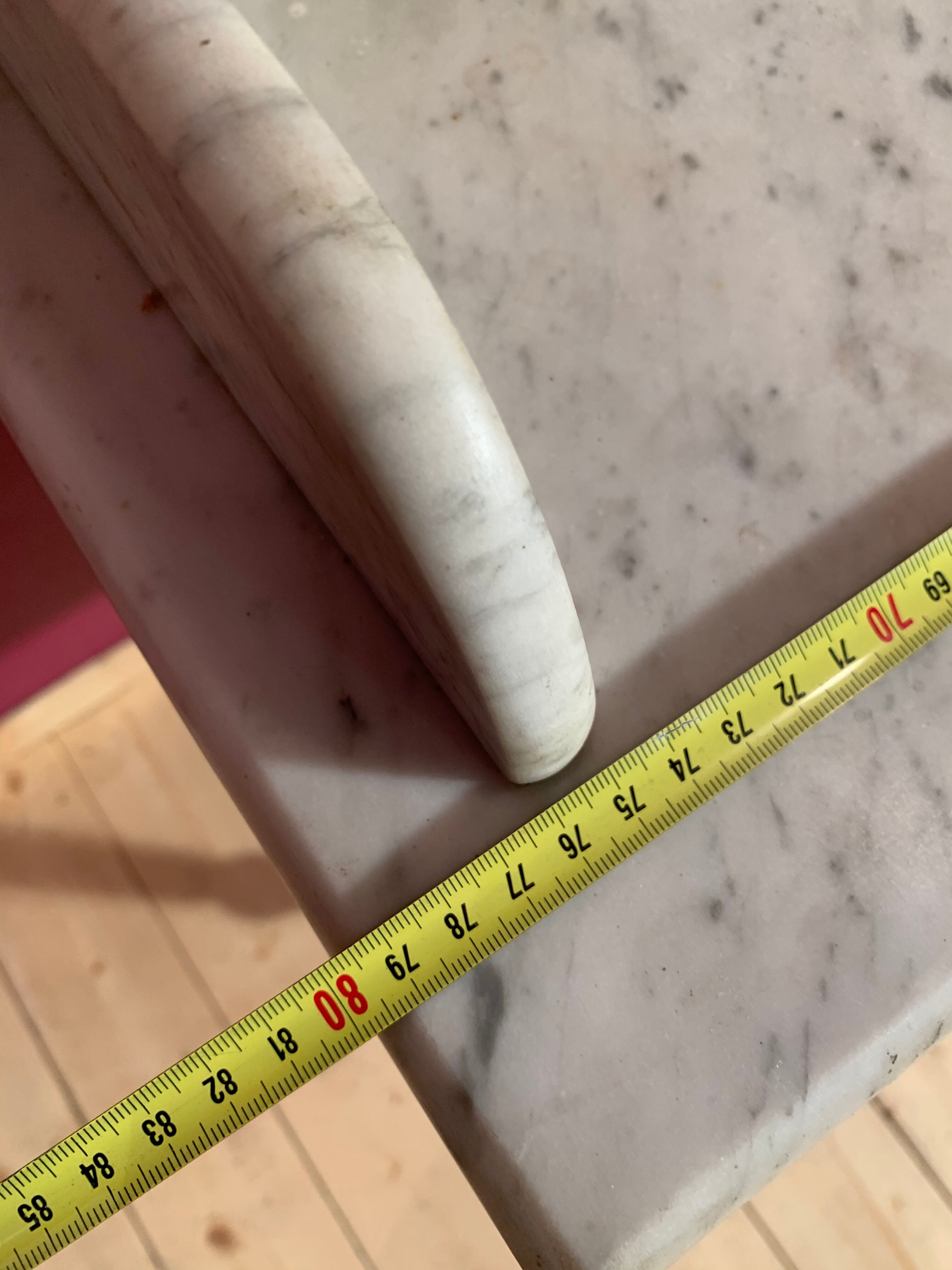 Wooden toilet table - marble