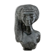 Woman bust in carved stone, 50s