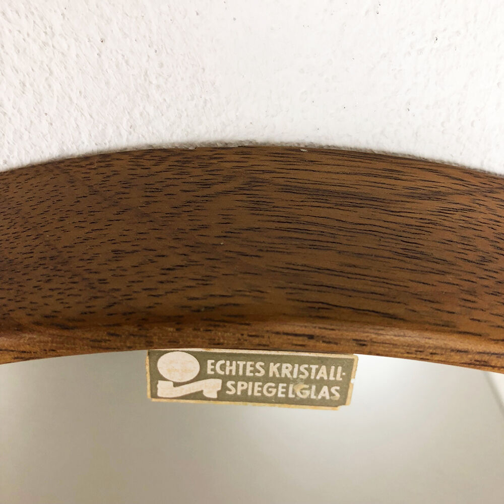 Oak wood mirror, 45cm, made in Germany