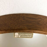 Oak wood mirror, 45cm, made in Germany