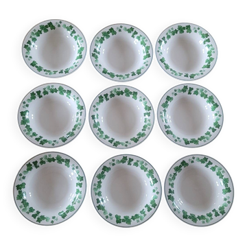 9 assiettes creuses ( Luciano )