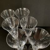 Daum crystal flutes