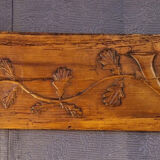 Panelling, ornamental pediment, 19th century.