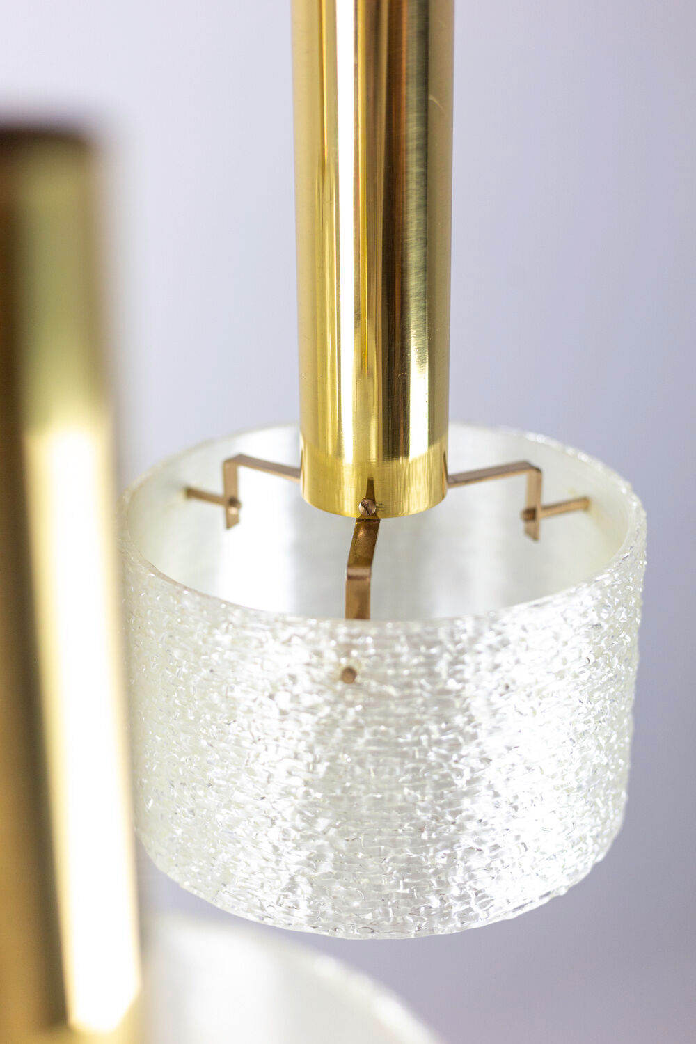 Suspension in granite resin and gilded brass, 1950s
