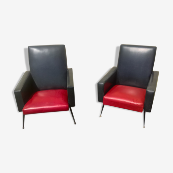 Pair of armchairs Rock to Billy 1950