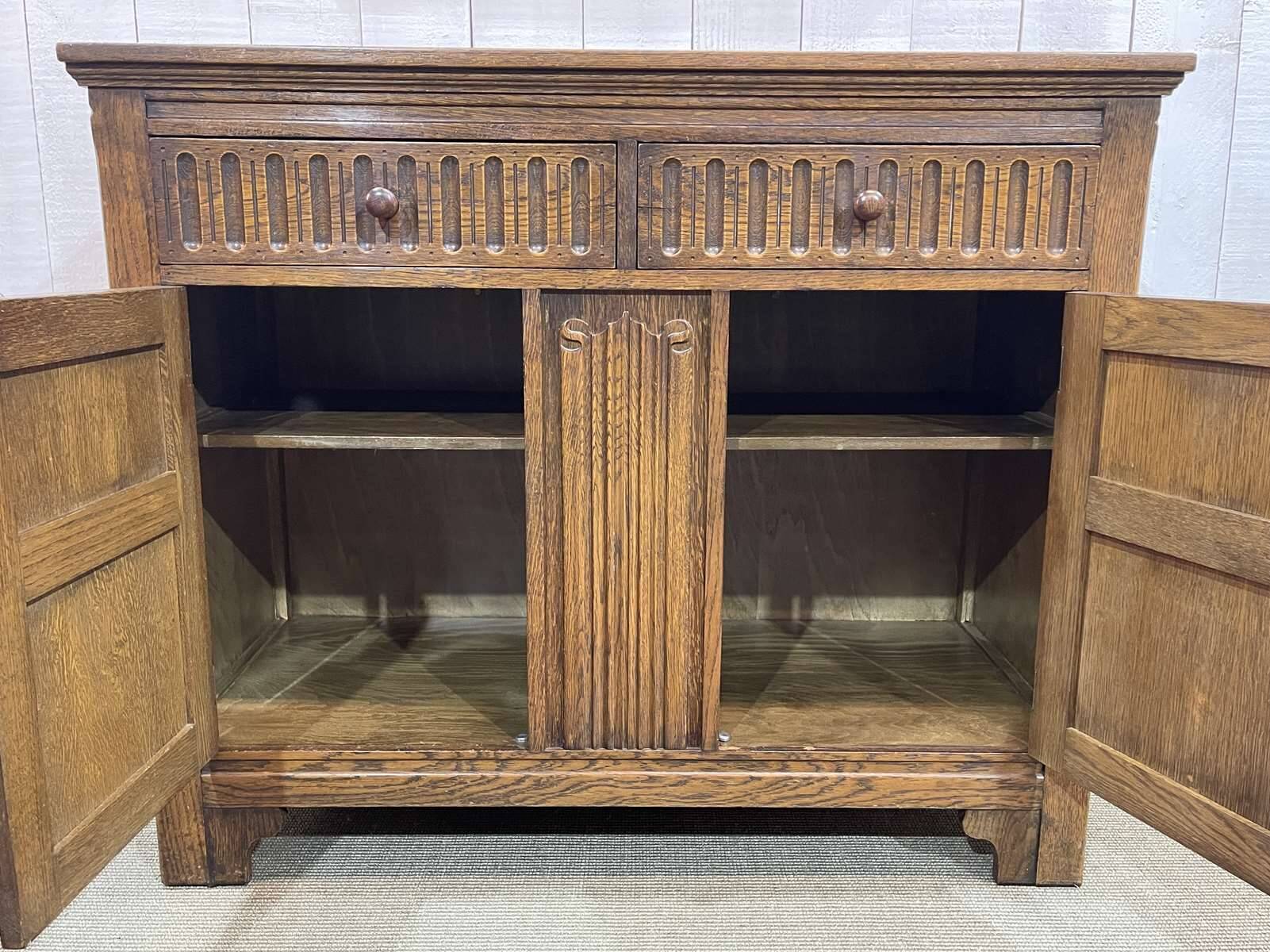 English oak sideboard from the 1950s