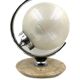 Murano glass spherical table lamp, Mazzega Italy 1970s