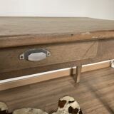 Oak farmhouse table - 1 drawer