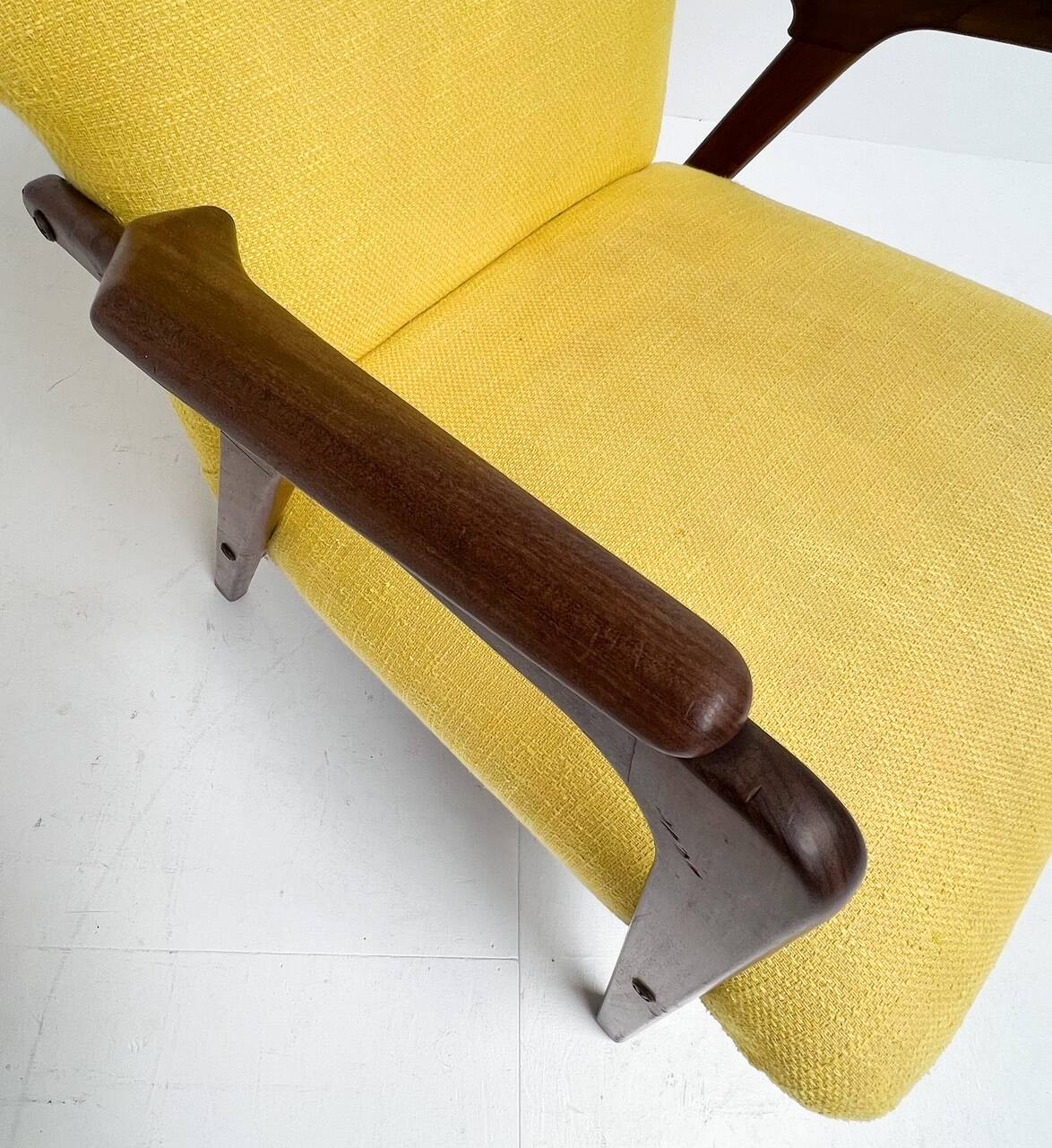 Wooden wingback chair from the 1960’s